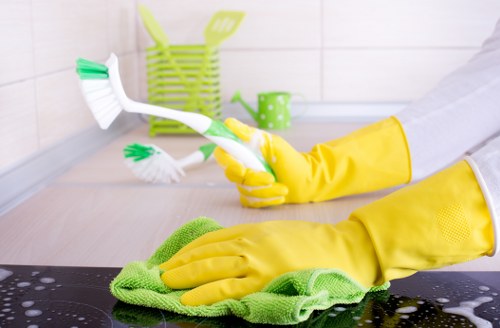Local Hampstead cleaners carrying out a detailed deep clean