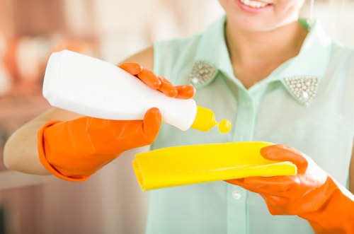 Kitchen and bathroom cleaning service for a Hampstead apartment