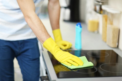 Kitchen and bathroom deep cleaning as part of a Hampstead one-off clean